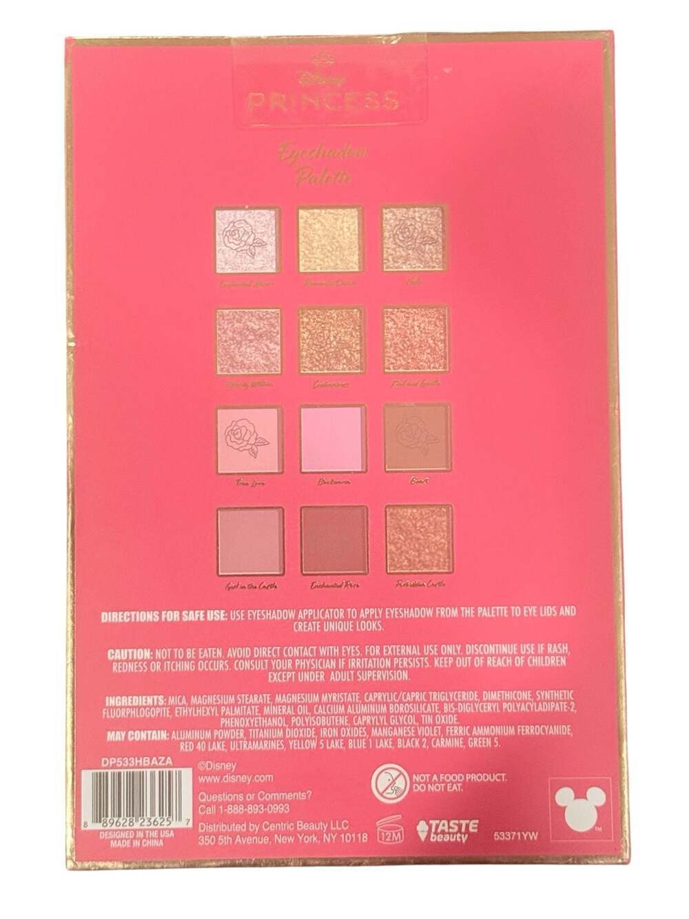 Disney Princess Belle Eyeshadow Palette and Complexion Palette Set. 2 pieces - Picture 4 of 5